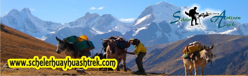 Trekking Huayhuash desde el Paso Pampallamac 4300 m.